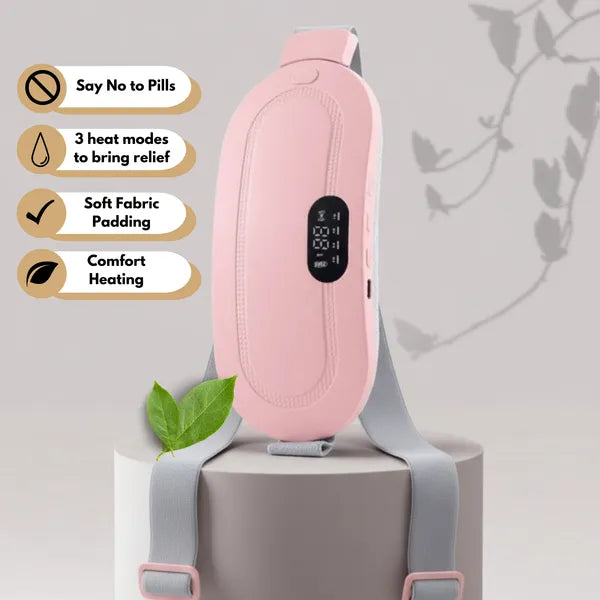 Kivra Period Cramp Relief Heater & Massager – 3 Heat & 3 Massage Modes