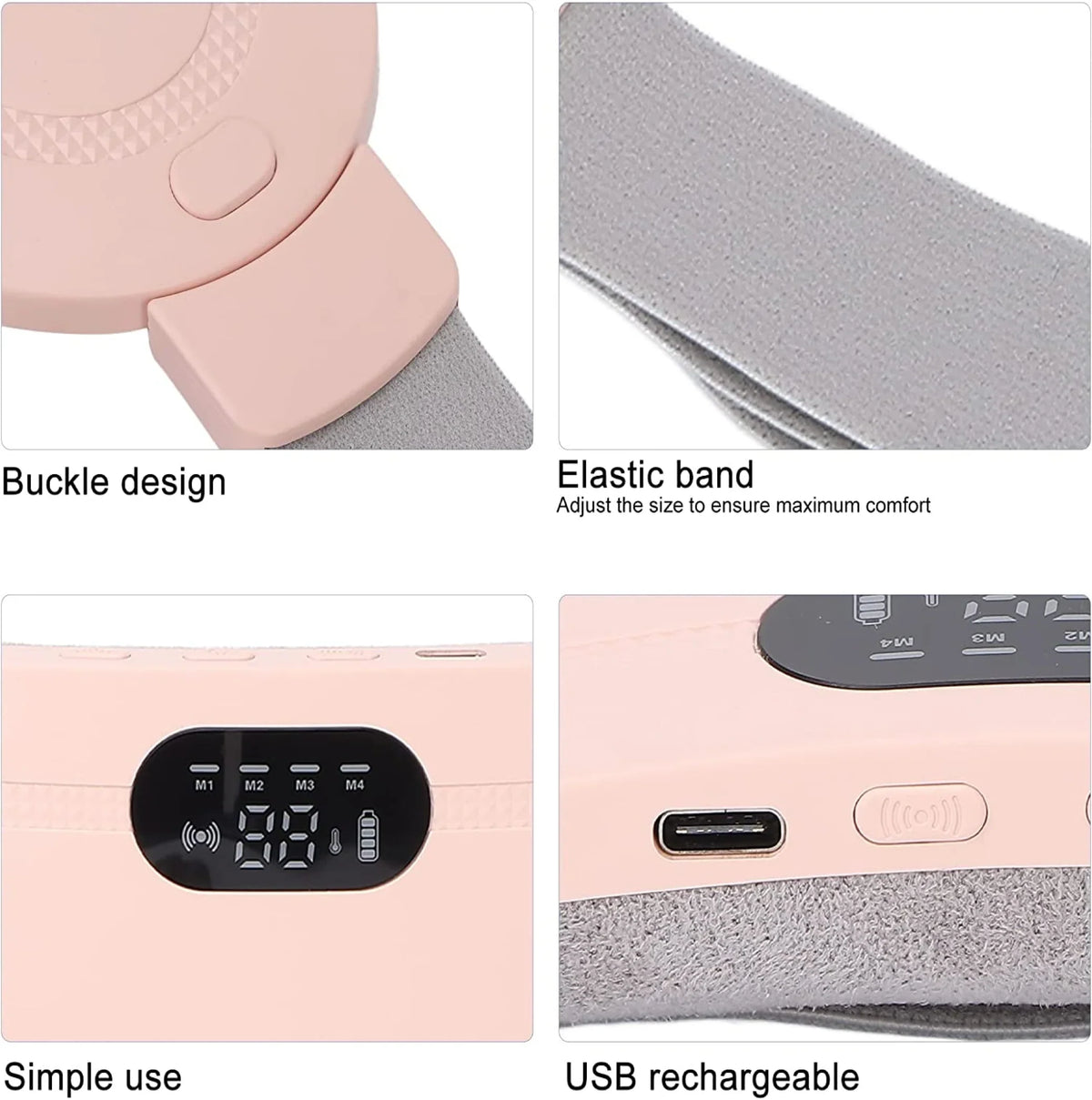 Kivra Period Cramp Relief Heater & Massager – 3 Heat & 3 Massage Modes